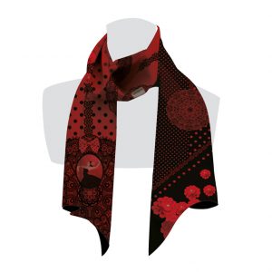 écharpe pour femme rouge