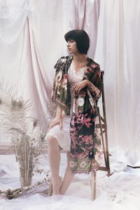étole en cachemire rose