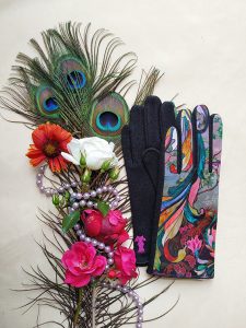 gants paume laine pour femme rose