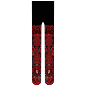 collants pour femme, rouges, modèle FRIDA