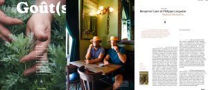 article dans le magazine Gouts sur la marque de gants de Grenoble Brokante