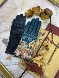 Gants paume cuir pour femme, modèle GUIMARD