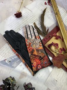 Gants paume cuir pour femme, modèle KHÉOPS