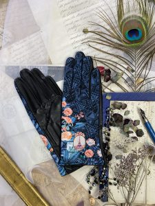 Gants paume cuir pour femme, modèle LUTÈCE