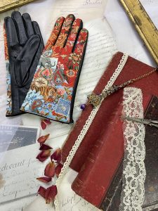 Gants paume cuir pour femme, modèle TAJ MAHAL