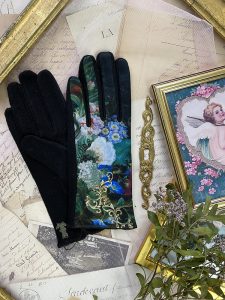Gants paume laine pour femme, modèle AUSTIN