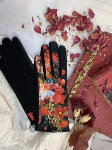 Gants paume laine pour femme, modèle COCTEAU