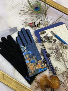 Gants paume laine pour femme, modèle EX-VOTO