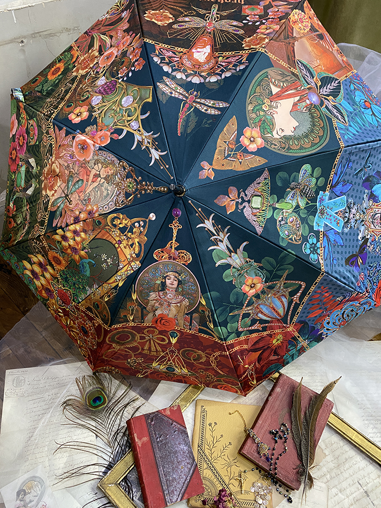 parapluie "Art Nouveau", Brokante