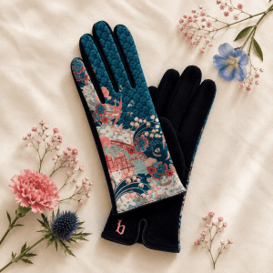 gants laine ANEMONE AQUAVERDE